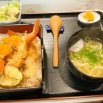 荒尾市 天作の天丼セット