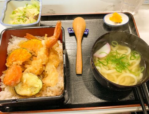 荒尾市 天作の天丼セット